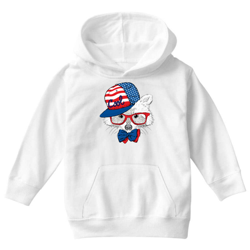 Usa Raccoon, Animal,animals,american Flag Youth Hoodie by HILstore | Artistshot