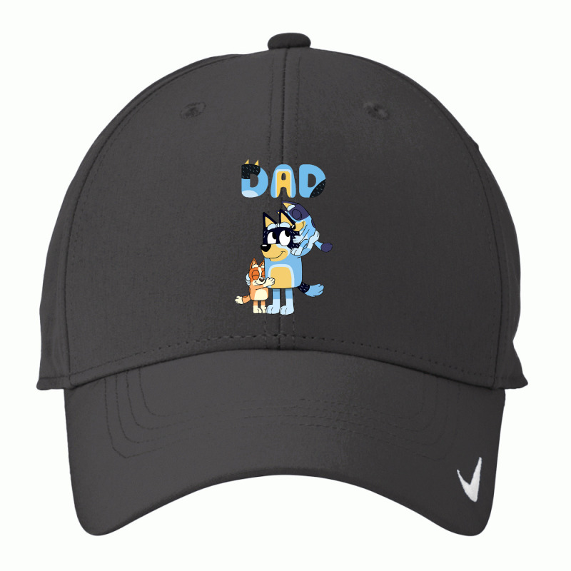 Dad Playing Son And Daughter Nike Dri-fit Cap | Artistshot