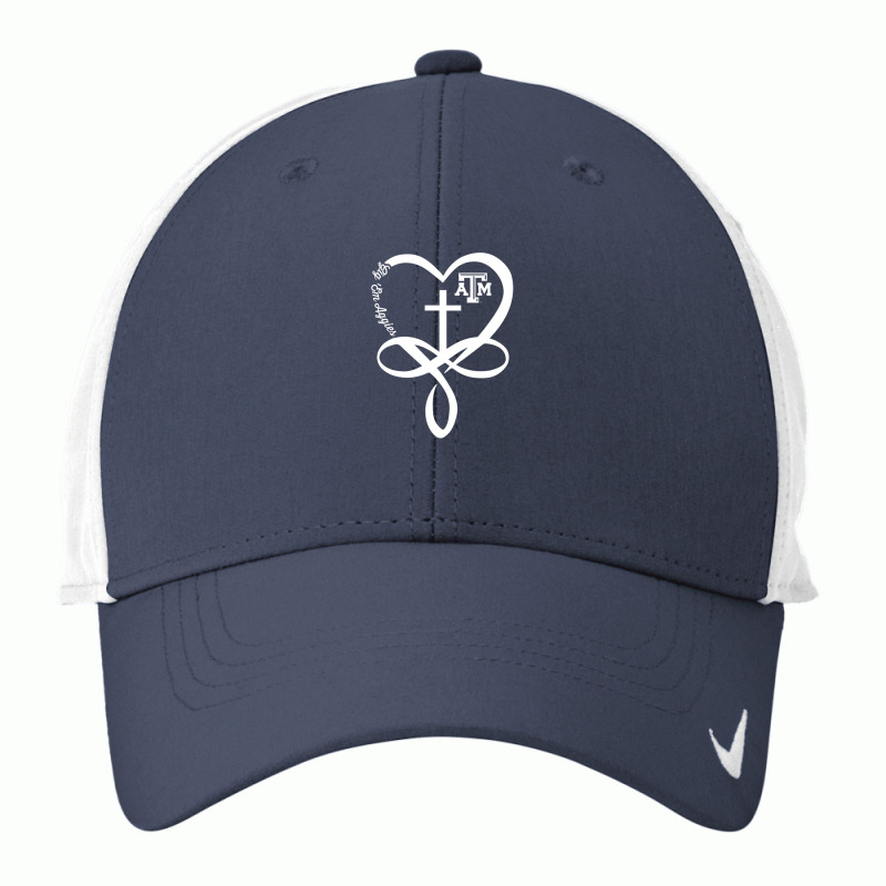 Texas A&m Aggies Heart Infinity God Apparel Nike Dri-FIT Cap by AngelaMaria | Artistshot