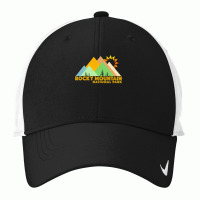 Retro Vintage Rocky Mountain National Park Nike Dri-fit Cap | Artistshot