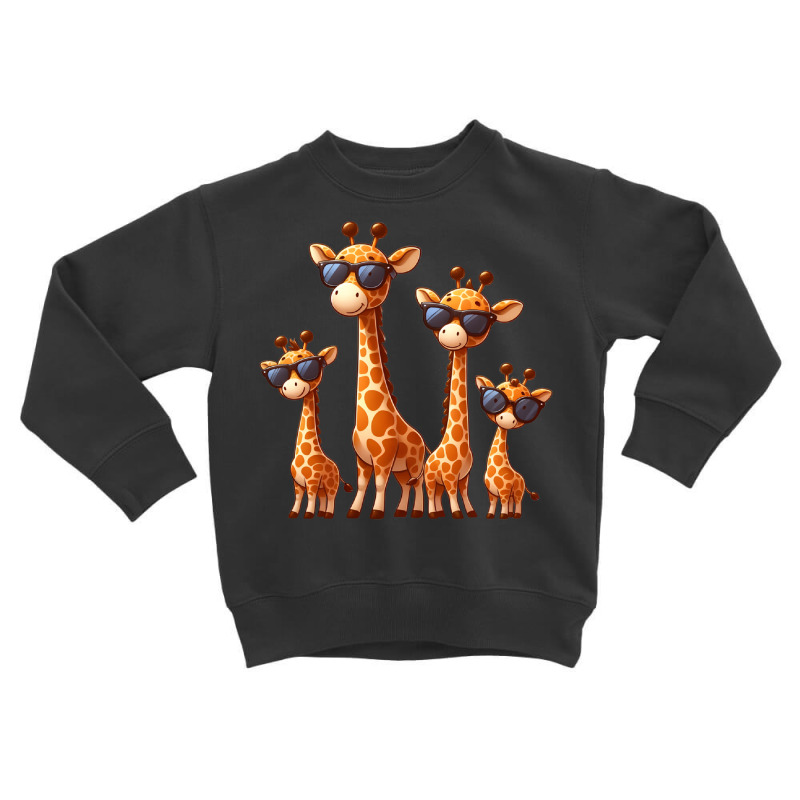 Giraffe Family Toddler Sweatshirt by ERNESTO GUANCIA | Artistshot