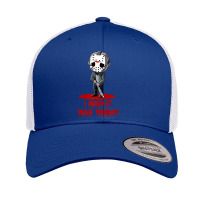 Funny Horror Humor I Wish It Was Friday Serial Killer Gift Premium Retro Trucker Cap | Artistshot