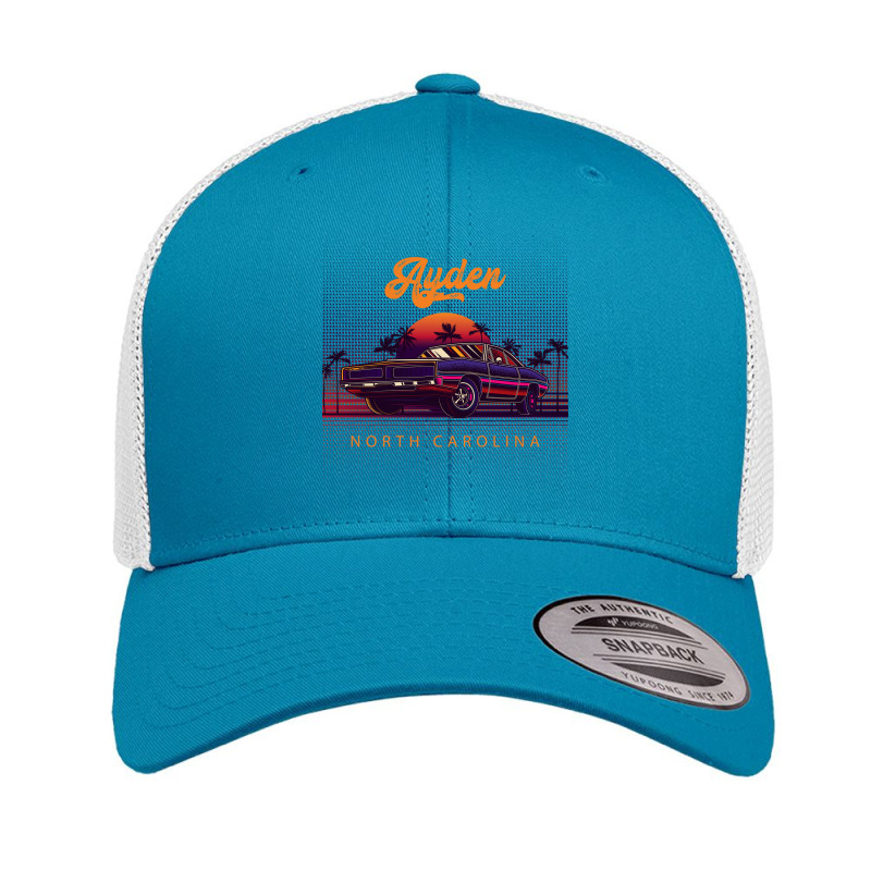 Ayden North Carolina Retro Vintage 80s 90s Muscle Cars Retrowave Aesth Retro Trucker Cap by pancakespienova | Artistshot