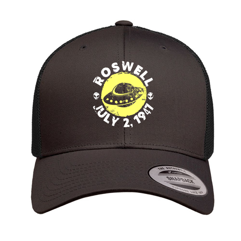 Roswell New Mexico July 2 1941 Alien Ufo Retro Trucker Cap | Artistshot