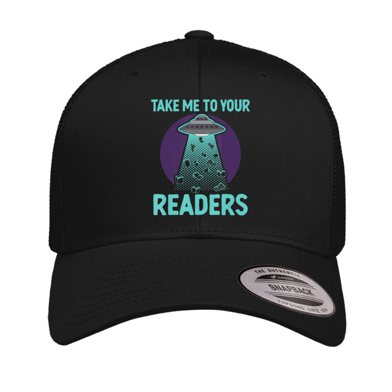 Alien Reading Book Nerd Retro Trucker Cap by doboc | Artistshot