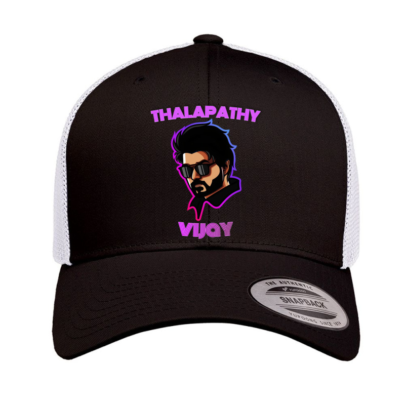 Master Thalapathy Vijay Illustration Tri-blend Retro Trucker Cap by TERESALIRES | Artistshot