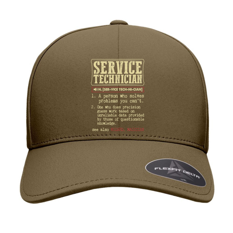 Service Technician Dictionary Term Seamless Cap | Artistshot