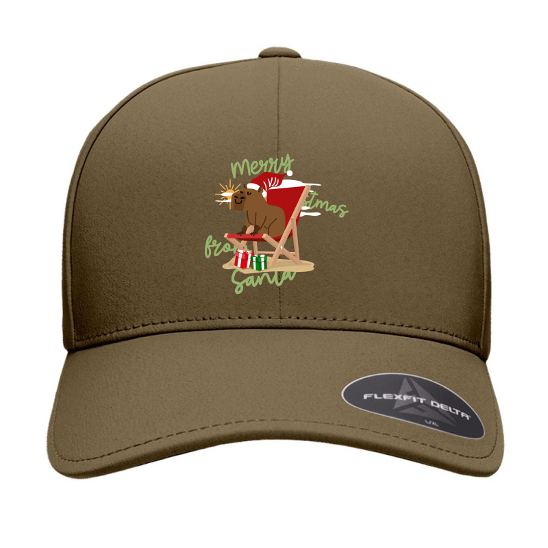 Merry Christmas From Santa Design Seamless Cap by Kanmosrin52 | Artistshot