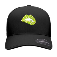 Lemon Lips Sour Lime Lipstick Lemonade Kissing Fruits Seamless Cap | Artistshot