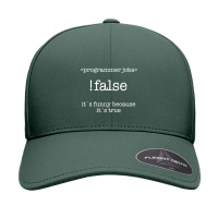 Programmer - !false Its Funny Because Its True Seamless Cap | Artistshot