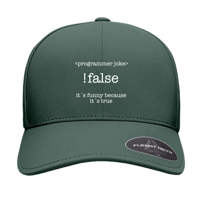 Programmer - !false Its Funny Because Its True Seamless Cap by fenderbendable | Artistshot