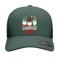 Shenanigans Squad Gnomes Lights Christmas Pajamas Matching T Shirt Seamless Cap | Artistshot