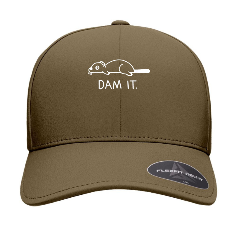 Dam It Beaver Dam Animal Cool Wildlife Cute Nature Marmot Seamless Cap by LilyWillis | Artistshot