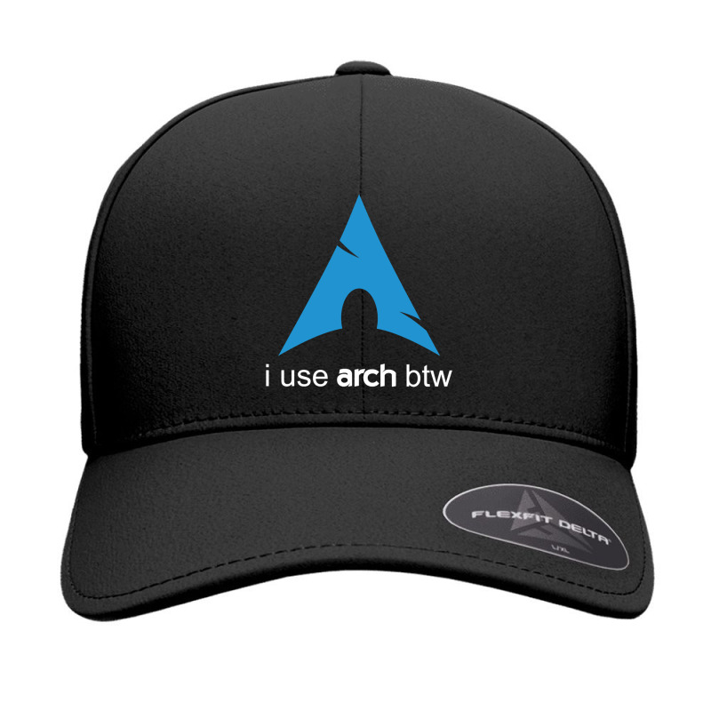 I Use Arch Btw Linux Seamless Cap by MONIQUEWORTH | Artistshot