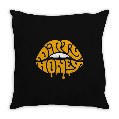 Music Rock Dirty Honey Throw Pillow Designed By Brave Tees