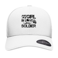 Just A Girl In Love With Her Soldier Army Girlfriend Wife T Shirt Seamless Cap | Artistshot