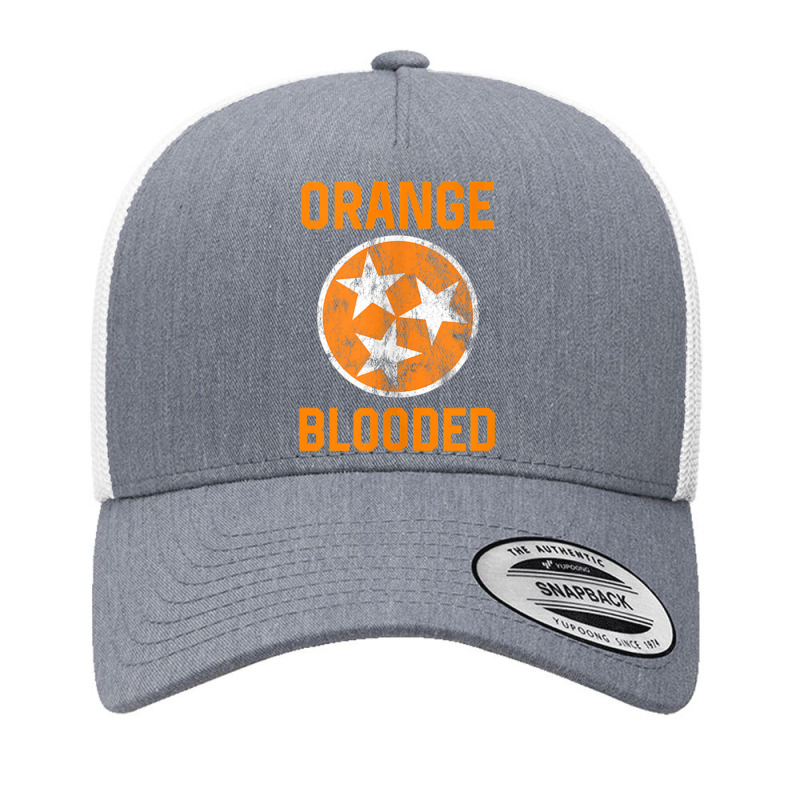 Tennessee Fan Orange Blooded Vol Sports Fan State Flag Tn Tank Top Yupoong Trucker Cap by cm-arts | Artistshot