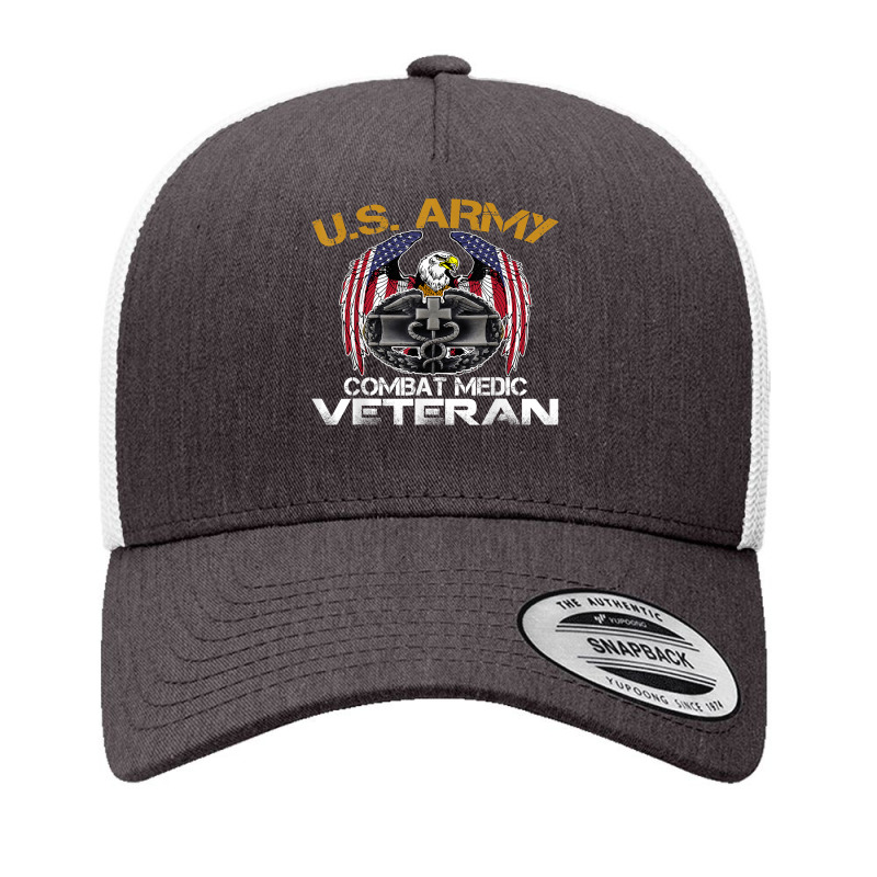 Proud Us Army Combat Medic, Perfect Veteran Medical Military Yupoong Trucker Cap by LINDAFRAZIER | Artistshot