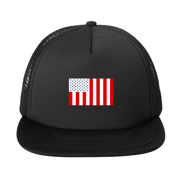 Us American Civil Flag Of Peace Foam Snapback hat by cm-arts | Artistshot