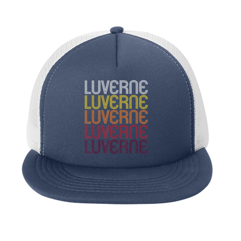 Luverne, Mn Vintage Style Minnesota Foam Snapback Hat | Artistshot