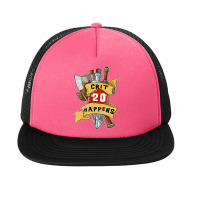 Fantasy W20 Dice Crit Happens Tabletop Role Play Foam Snapback Hat | Artistshot