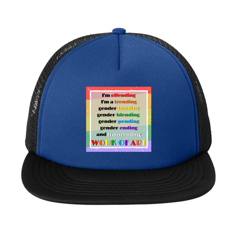 Work Of Art - Everybody_s Talking About Jamie Foam Snapback hat by cm-arts | Artistshot