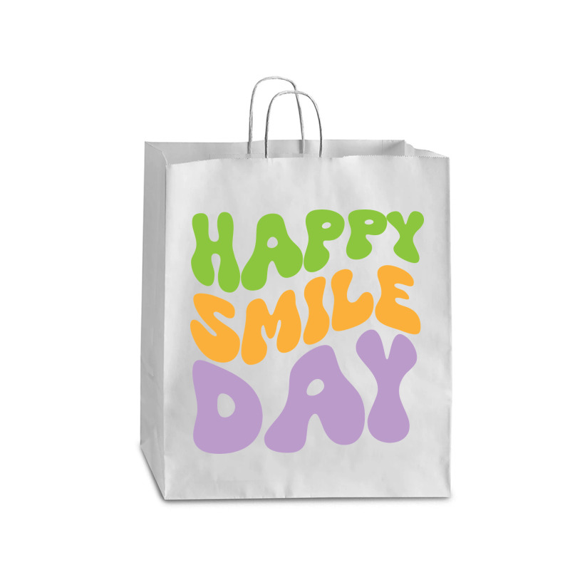 Happy Smile Day Queen Paper Bag - 16 x 6 x 19 1/4 by spreadshirt.com/Wolf shop | Artistshot