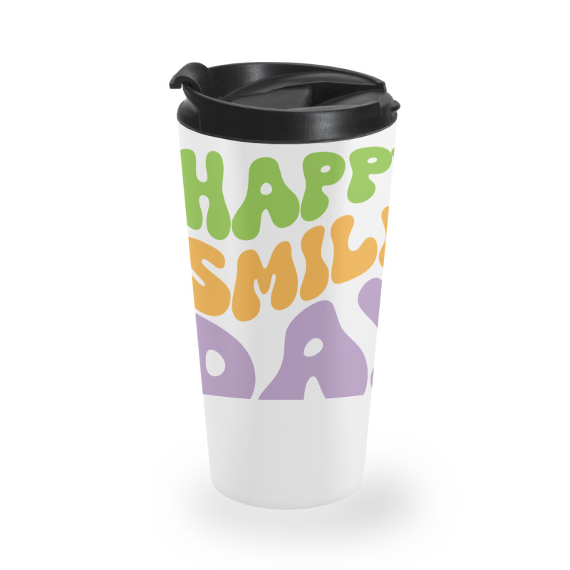 Happy Smile Day Travel Mug by spreadshirt.com/Wolf shop | Artistshot