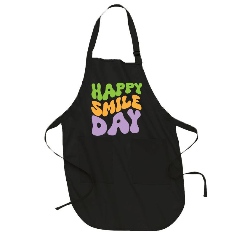 Happy Smile Day Full-Length Apron by spreadshirt.com/Wolf shop | Artistshot