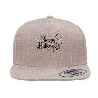 Spider & Bats Spooky Halloween Novelty Fall Holiday Item T Shirt 5 Panel Snapback Cap | Artistshot