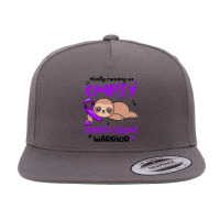 Domestic Violence Awareness T  Shirt Mostly Running On Empty Domestic 5 Panel Snapback Cap | Artistshot