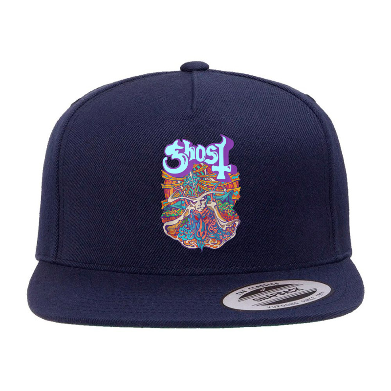 Ghost Seven Inches Of Satanic Panic 5 panel snapback cap by cm-arts | Artistshot