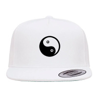 Ying Yang Pop Socket 1 5 Panel Snapback Cap | Artistshot