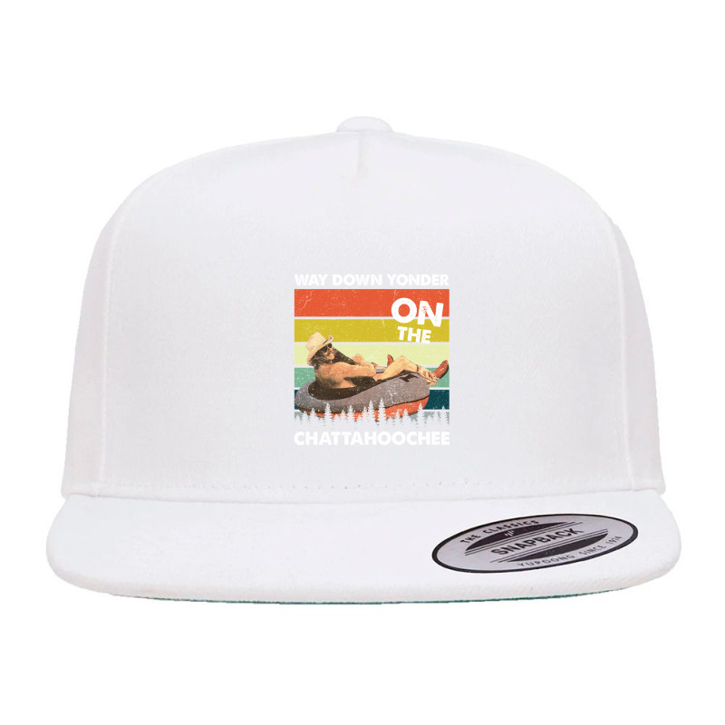 Vintage Way Down Yonder On The Chattahoochee Gift Men Women 5 Panel Snapback Cap | Artistshot