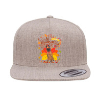 Belgian Malinois Wearing Turkey Hat T  Shirt Belgian Malinois Wearing 5 Panel Snapback Cap | Artistshot