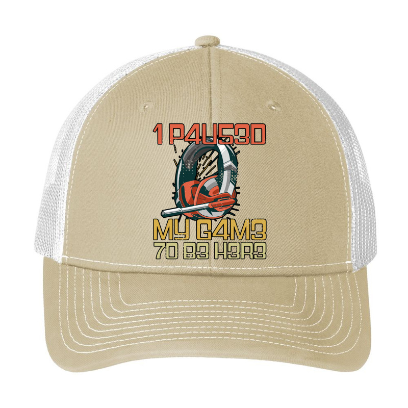 I Paused My Game To Be Here Gamer Headset Leet Pa Trucker Cap by KEITHSHAPIRO | Artistshot