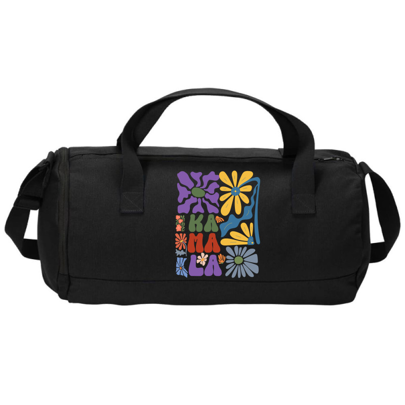 Kamala Floral Retro Tendance Duffel Bag by TuxQ | Artistshot