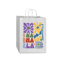 Kamala Floral Retro Tendance Mart Paper Bag -13 X 7 X 17 | Artistshot