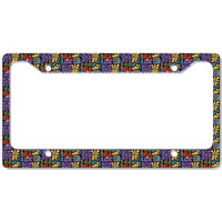 Kamala Floral Retro Tendance License Plate Frame | Artistshot