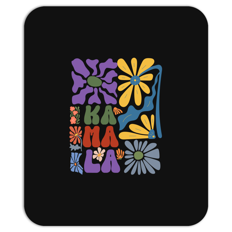 Kamala Floral Retro Tendance Mousepad by TuxQ | Artistshot