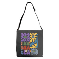 Kamala Floral Retro Tendance Adjustable Strap Totes | Artistshot