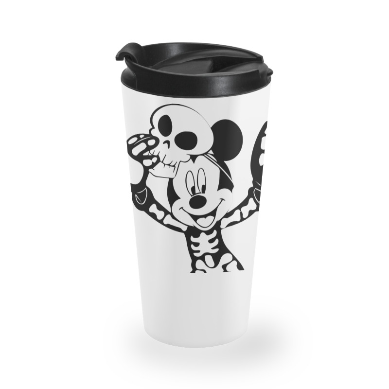 Micky Skull Travel Mug by DRIDI | Artistshot