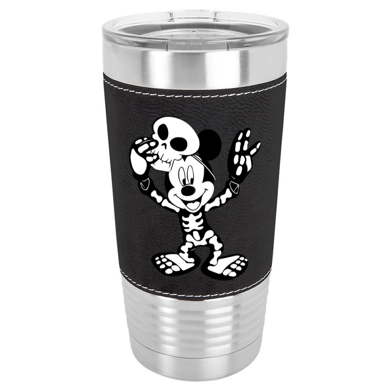 Micky Skull Leatherette Tumbler by DRIDI | Artistshot