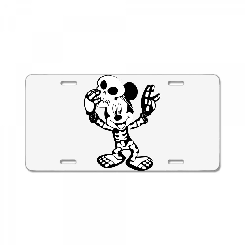 Micky Skull License Plate by DRIDI | Artistshot