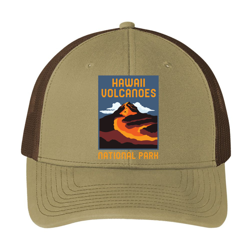 Hawaii Volcanoes National Park Big Island Retro Graphic Pullover Hoodi Pa Trucker Cap by cm-arts | Artistshot