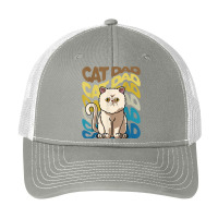 Retro Vintage Funny Cat Exotic Shorthair Cat Dad Daddy T Shirt Pa Trucker Cap | Artistshot