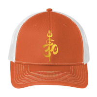 Om Lord Shiva Divine Spear Trident Trishul T Shirt Pa Trucker Cap | Artistshot