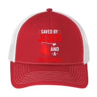 Saved By Jesus And A Pacemaker Heart Disease Awareness Pa Trucker Cap | Artistshot