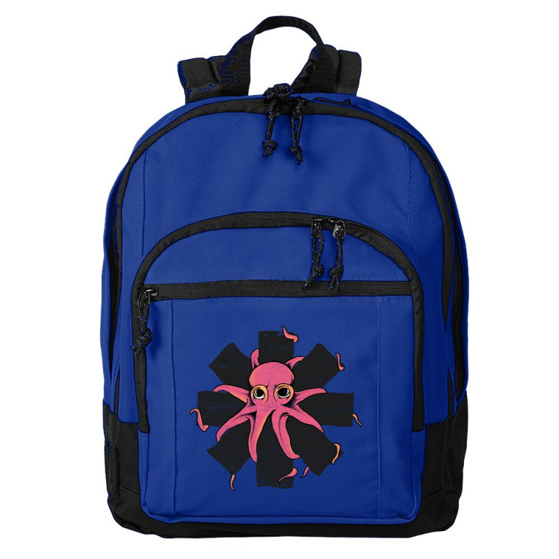 Red Octopus Vintage Basic Backpack | Artistshot