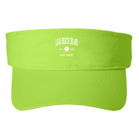 Long Beach Island New Jersey Vintage Shamrock Sports Fashion Visor | Artistshot